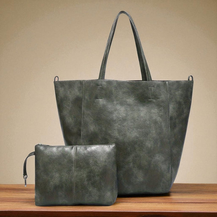 Rani's Retro Softness | Stor Kapasitet Skulderveske