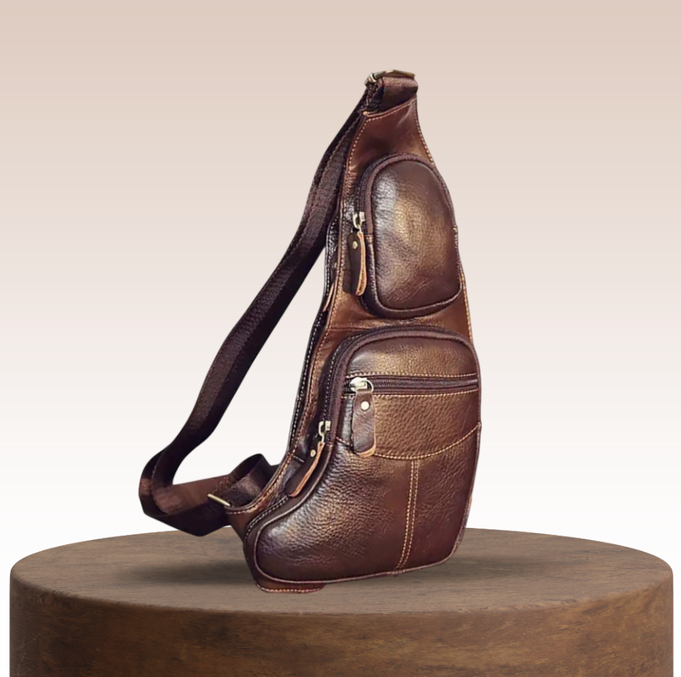 Beckett | Vintage skinnkoffert skulderveske