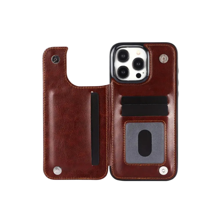Preston | Magnetisk Lommebok Flip-telefon etui for iPhone