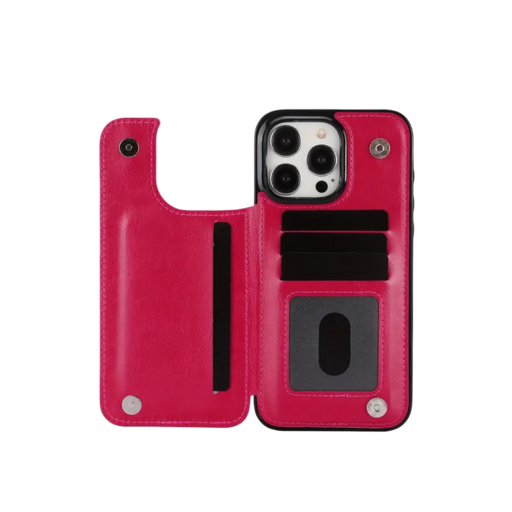 Preston | Magnetisk Lommebok Flip-telefon etui for iPhone