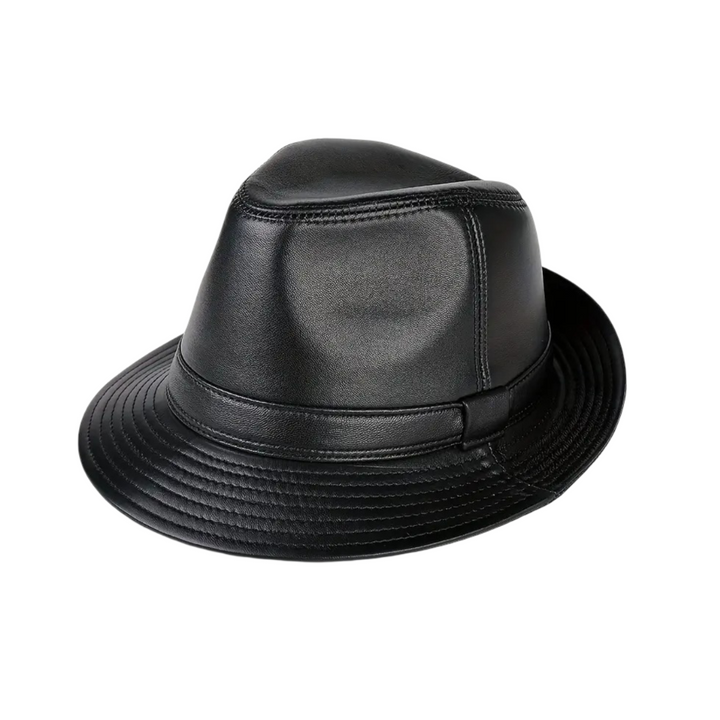 Timothy | Klassisk lær Fedora-hatt
