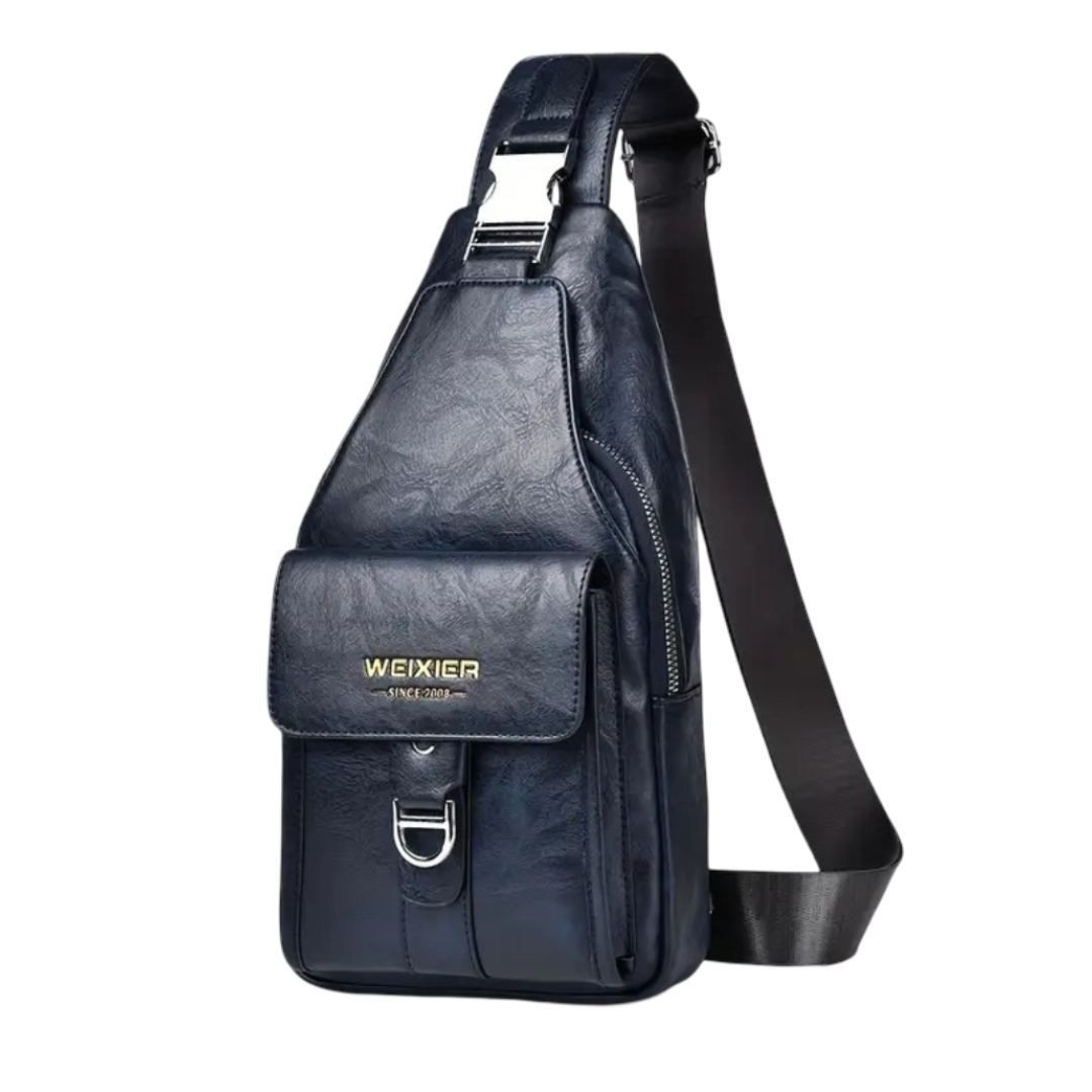 Silas | Vintage læringsveske med skulderrem