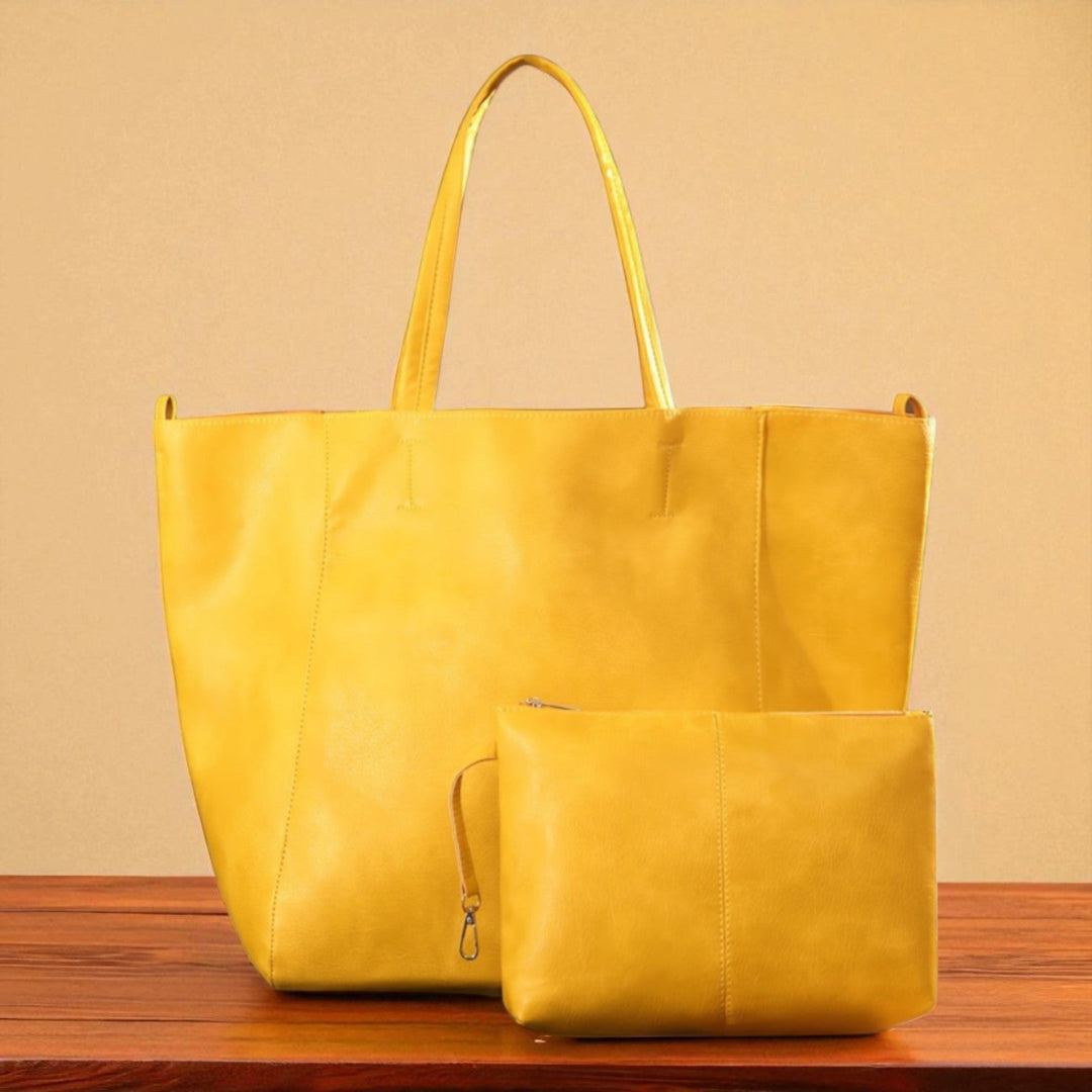 Rani's Retro Softness | Stor Kapasitet Skulderveske